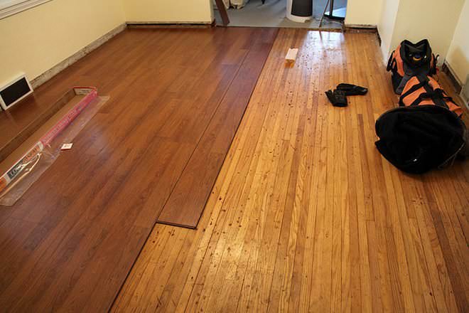 hardwood vs laminate flooring