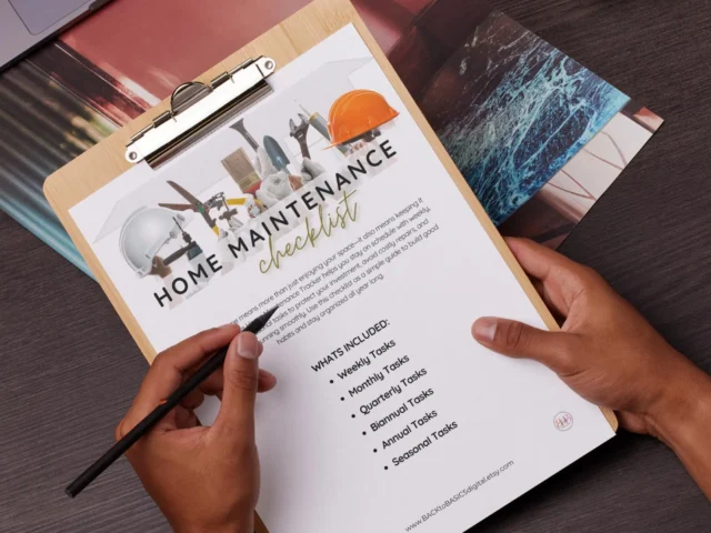 seasonal home maintenance checklist